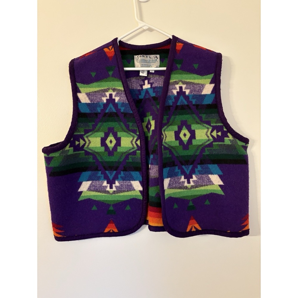 Authentic Diné Bi' Arts Navajo Wool Vest Crownpoint NM Handmade